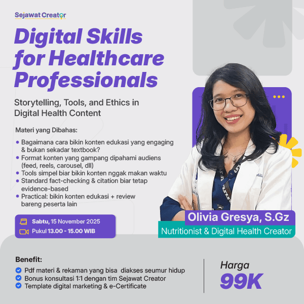 Digital Skills for Healthcare Professionals: Storytelling, Tools, and Ethics in Digital Health Content